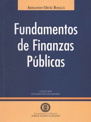 cover image of Fundamentos de Finanzas Públicas